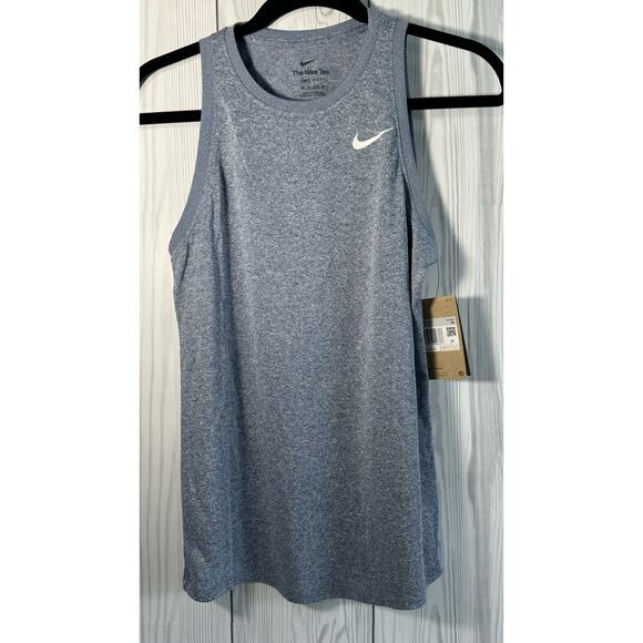 NWT Women's Nike Dri-FIT Tank Top, Blue, Size XS - Picture 1 of 7